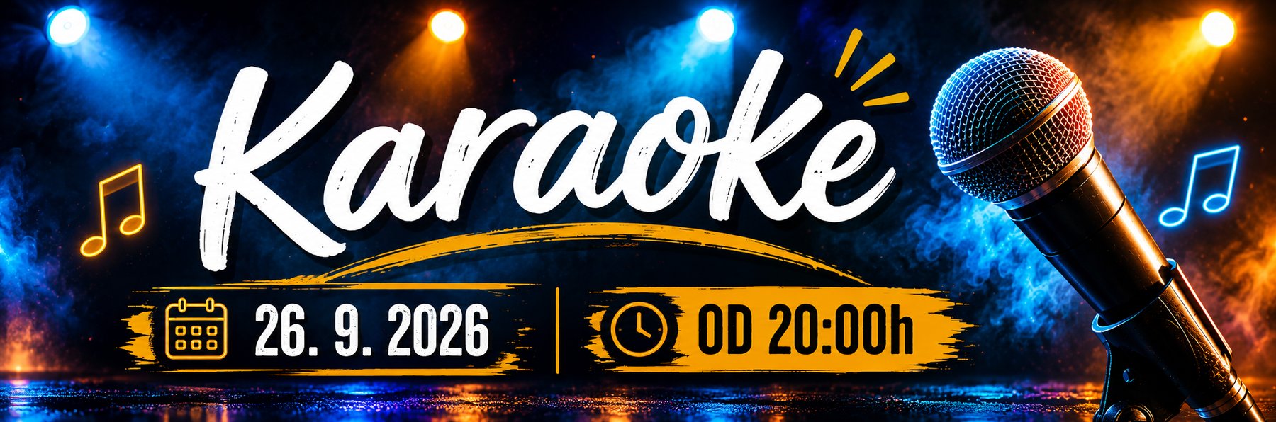 Karaoke, 26.9.2026 od 20:00